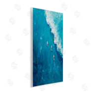 LSR Design Studio | Aerial Surfers Approaching Wave