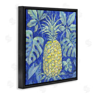Paul Brent | Tropical Pineapple on Blue