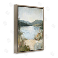 Petal Prints Design | Abstract Lake Shore & Mountains