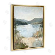 Petal Prints Design | Abstract Lake Shore & Mountains