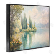 Petal Prints Design | Lakeside Mansion View