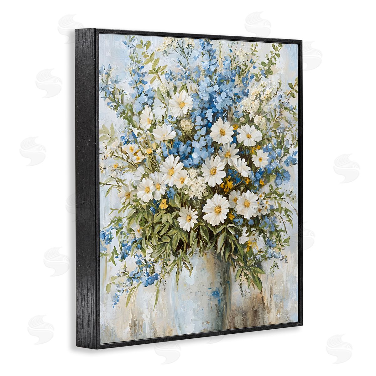 Heritage Style Bouquet Black Frame Print Wall Art, Home Decor by Franklyn Gregory
