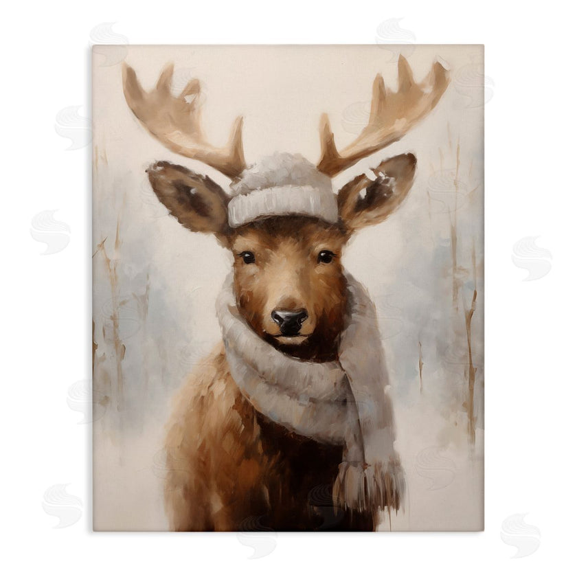 Arlington Prints | Cozy Winter Deer Fawn