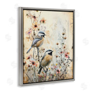 Arlington Prints | Sparrows Perched on Florals