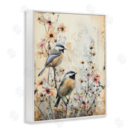 Arlington Prints | Sparrows Perched on Florals