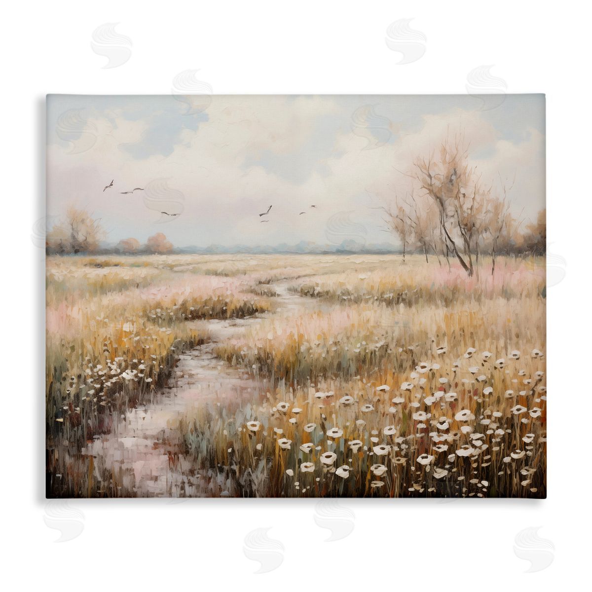 Wildflowers by Rural Path Canvas Wall Art, Home Decor by Arlington Prints