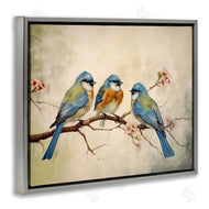 Arlington Prints | Bird Trio on Branch