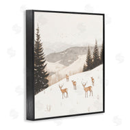 Arlington Prints | Winter Deer Mountain View