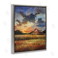 Arlington Prints | American Barn at Sunset