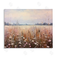 Arlington Prints | Neutral Tone Wildflower Field