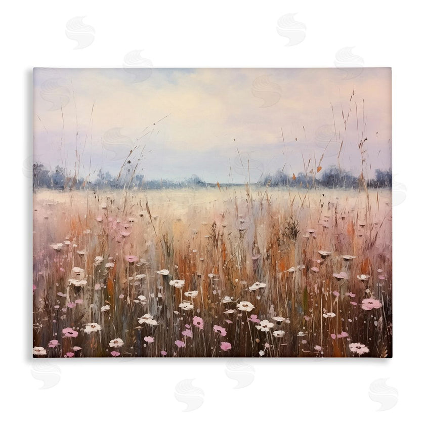 Arlington Prints | Neutral Tone Wildflower Field