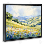 Franklyn Gregory | Spring Meadow with Distant Mountain