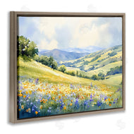 Franklyn Gregory | Spring Meadow with Distant Mountain