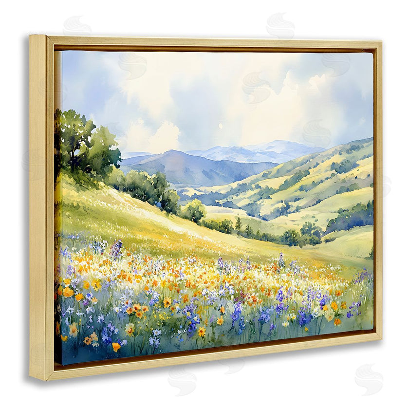 Franklyn Gregory | Spring Meadow with Distant Mountain
