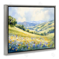 Franklyn Gregory | Spring Meadow with Distant Mountain