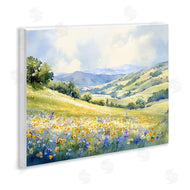 Franklyn Gregory | Spring Meadow with Distant Mountain