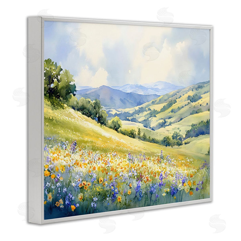 Franklyn Gregory | Spring Meadow with Distant Mountain