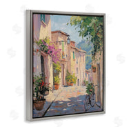 Nini Art | Cobblestone Path City Architecture