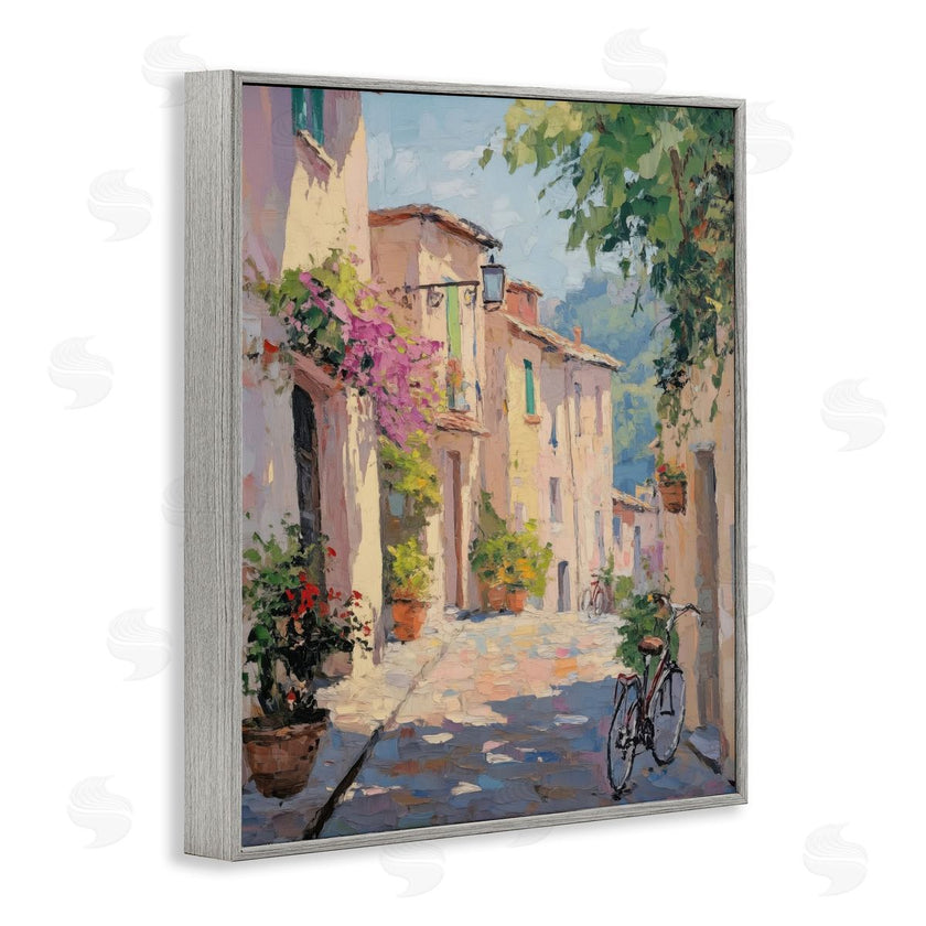 Nini Art | Cobblestone Path City Architecture