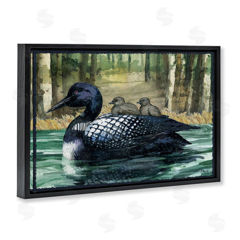 Paul Brent | Loon Family on Lake