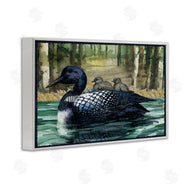 Paul Brent | Loon Family on Lake