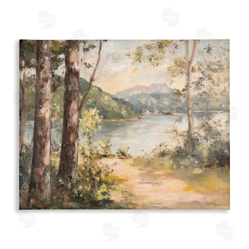 Petal Prints Design | Peaceful Lakeside Landscape