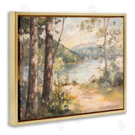 Petal Prints Design | Peaceful Lakeside Landscape