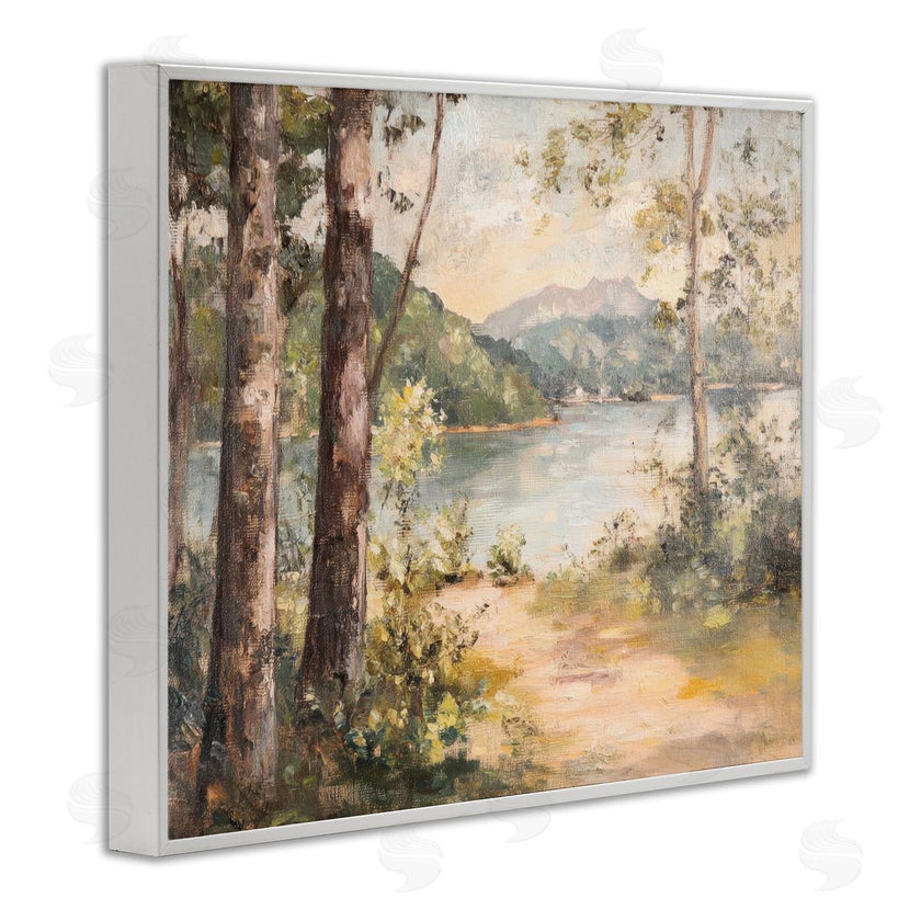 Petal Prints Design | Peaceful Lakeside Landscape
