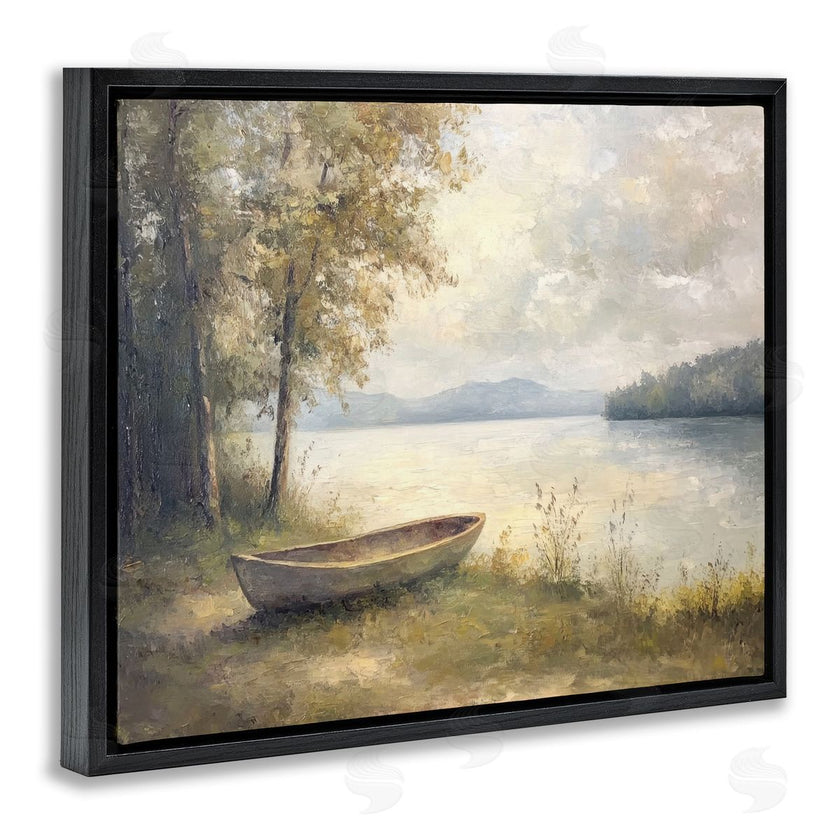 Petal Prints Design | Boat at Lake's Edge
