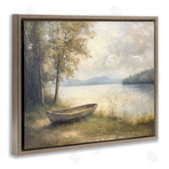 Petal Prints Design | Boat at Lake's Edge
