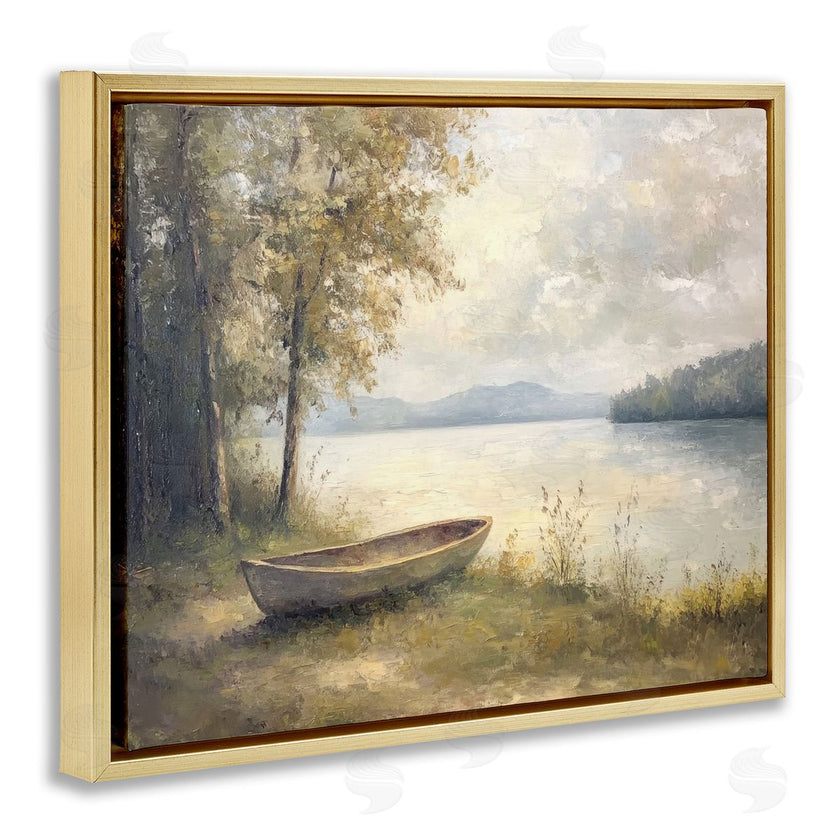 Petal Prints Design | Boat at Lake's Edge