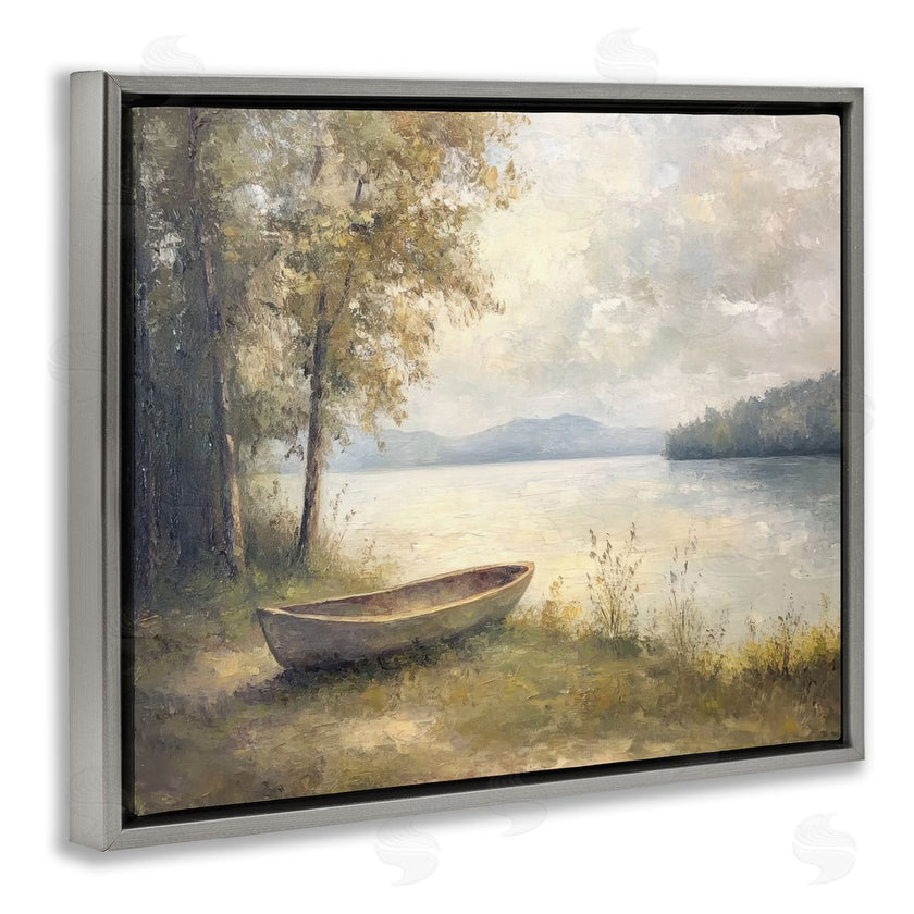 Petal Prints Design | Boat at Lake's Edge