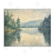 Petal Prints Design | Mountain's Reflection Landscape
