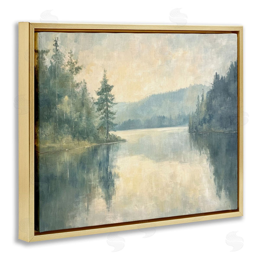 Petal Prints Design | Mountain's Reflection Landscape