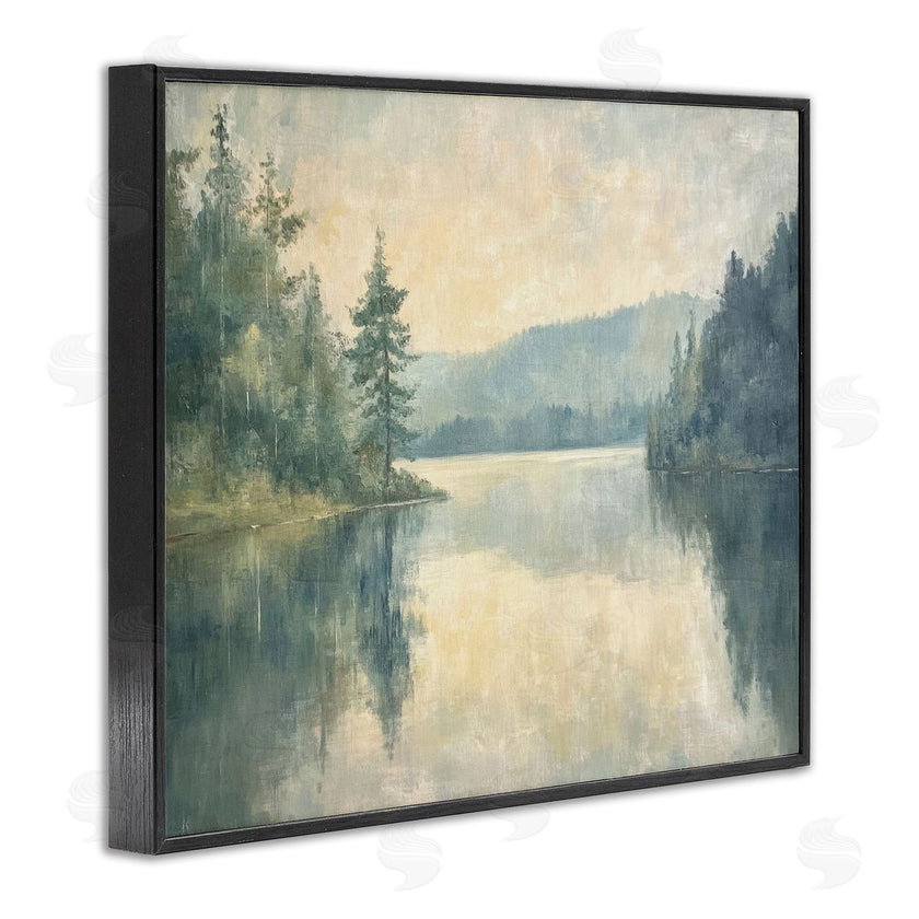 Petal Prints Design | Mountain's Reflection Landscape