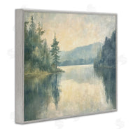 Petal Prints Design | Mountain's Reflection Landscape