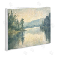 Petal Prints Design | Mountain's Reflection Landscape