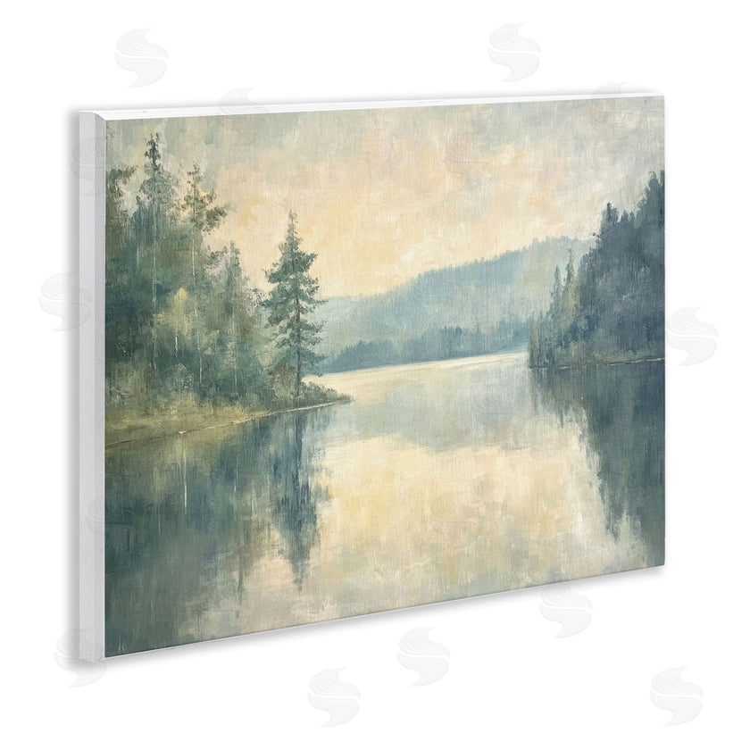 Petal Prints Design | Mountain's Reflection Landscape