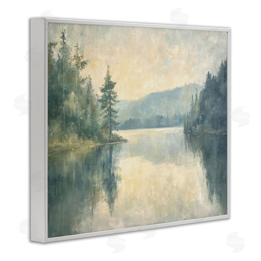 Petal Prints Design | Mountain's Reflection Landscape