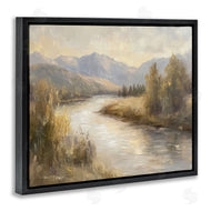 Petal Prints Design | Flowing River & Distant Mountains