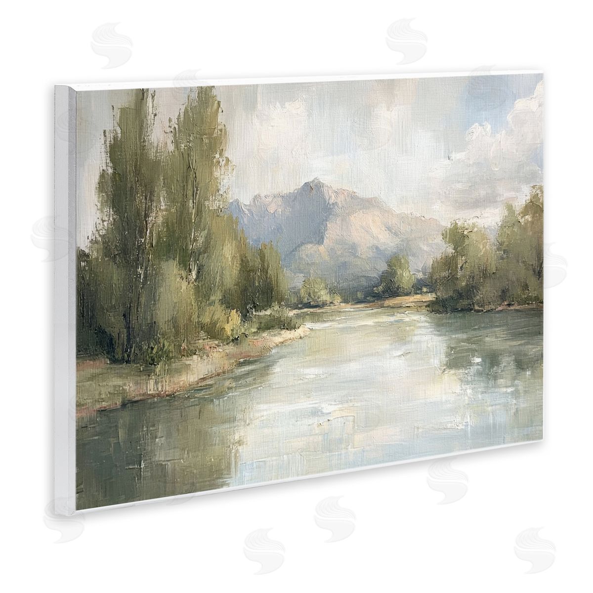 Where The River Goes Wood Plaque Wall Art, Home Decor by Petal Prints Design