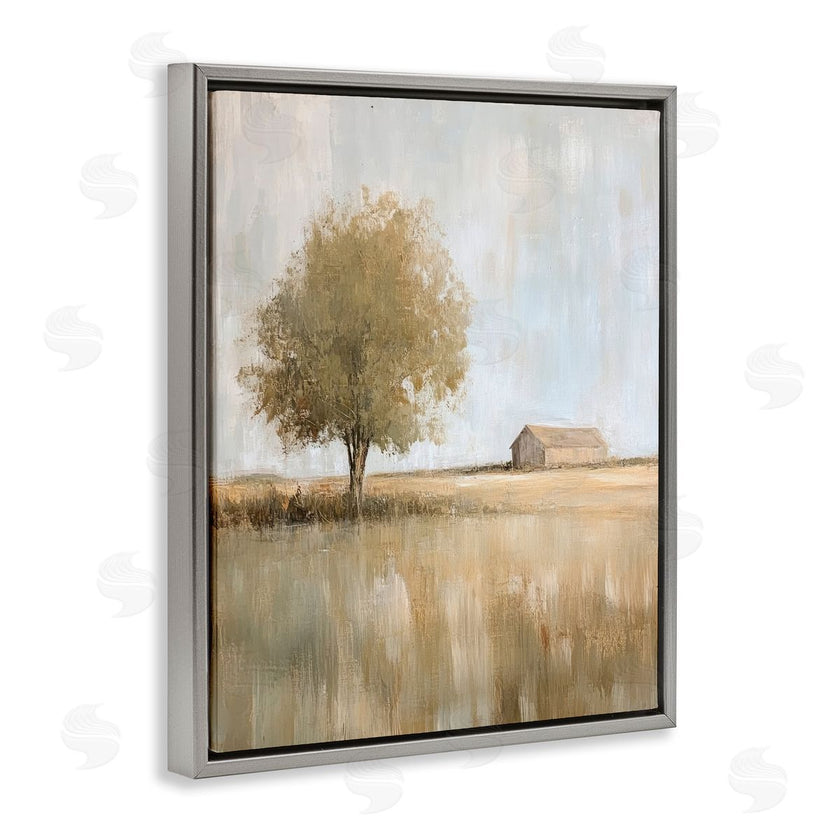 Petal Prints Design | Distant Barn and Lone Tree