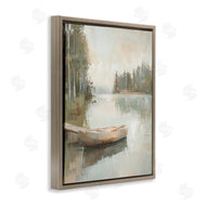 Petal Prints Design | Canoe at Quiet Dock