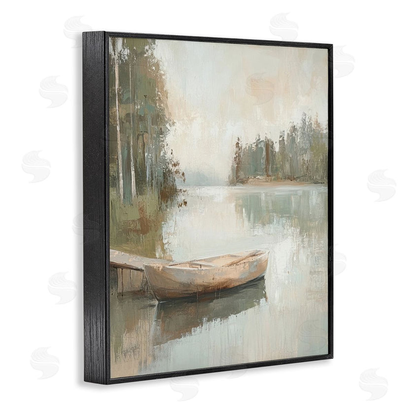 Petal Prints Design | Canoe at Quiet Dock