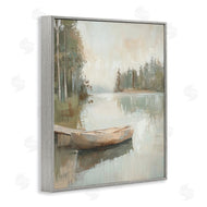 Petal Prints Design | Canoe at Quiet Dock