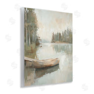 Petal Prints Design | Canoe at Quiet Dock