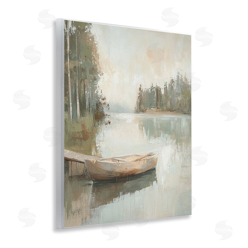 Petal Prints Design | Canoe at Quiet Dock