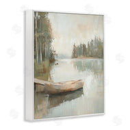 Petal Prints Design | Canoe at Quiet Dock