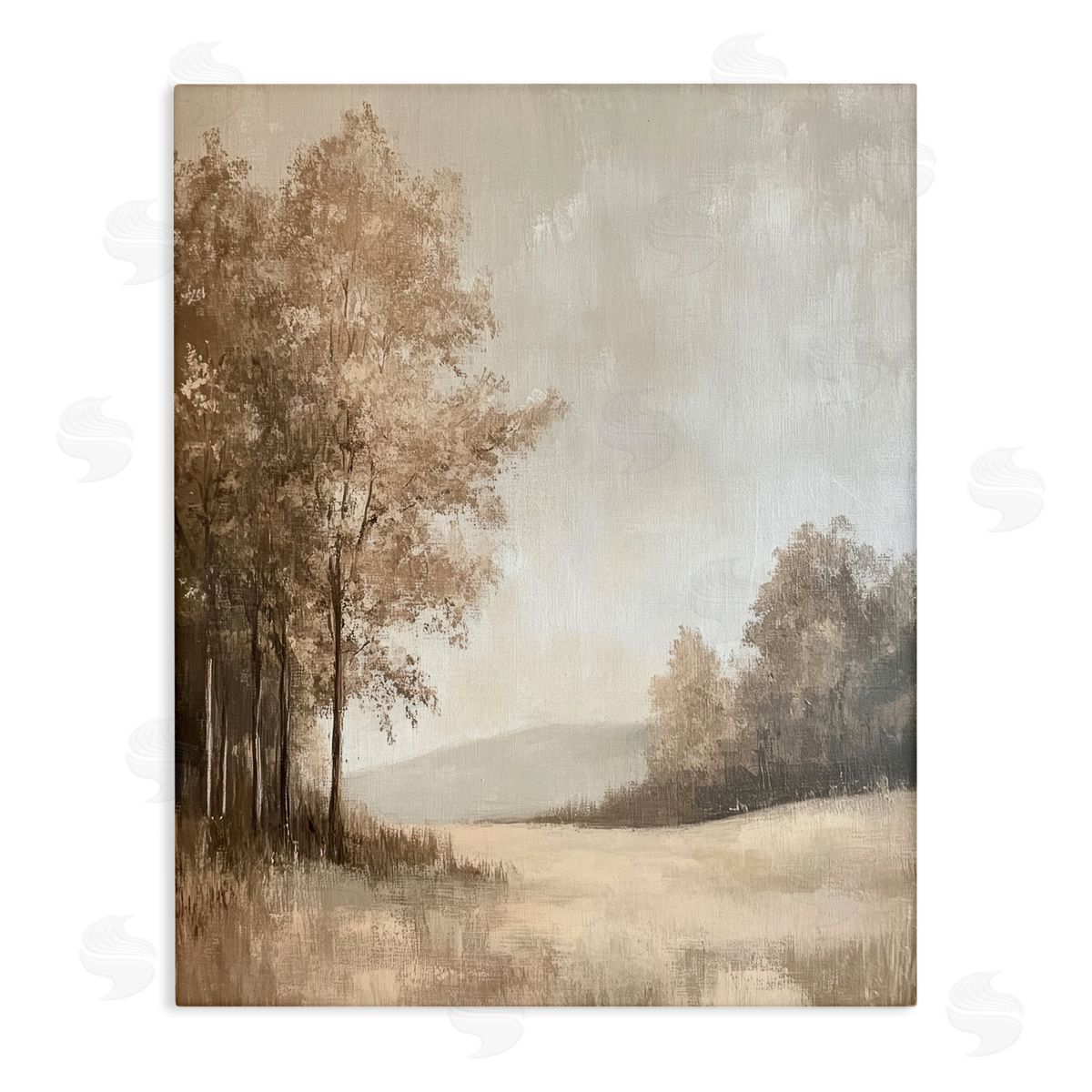 Country Nature in Winter Canvas Wall Art, Home Decor by Petal Prints Design