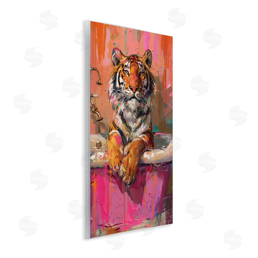 LSR Design Studio | Fresh Abstraction Tiger in Bathtub